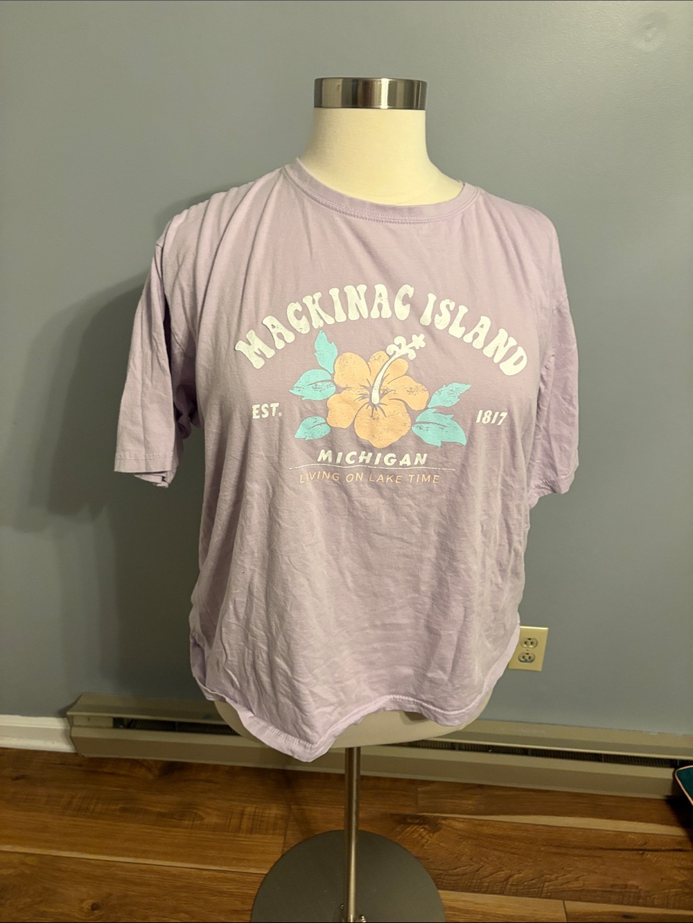 Mackinac Island Lavender Graphic Short Sleeve Tee